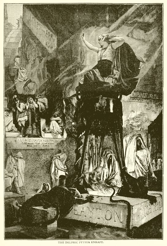 Den delfiske Pythia Enrapt af English School