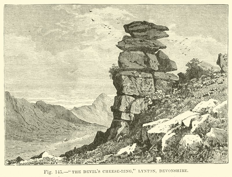 The Devils Cheese-Ring, Lynton, Devonshire af English School