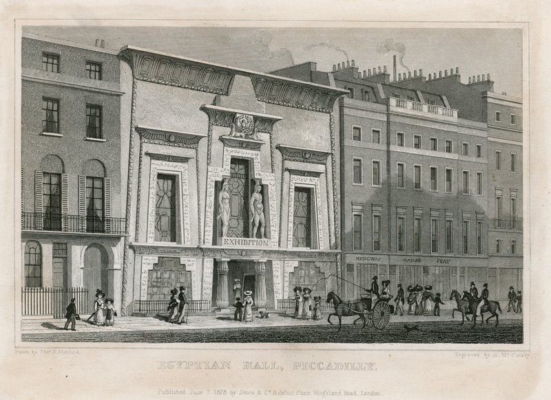 Den egyptiske hal, Piccadilly af English School