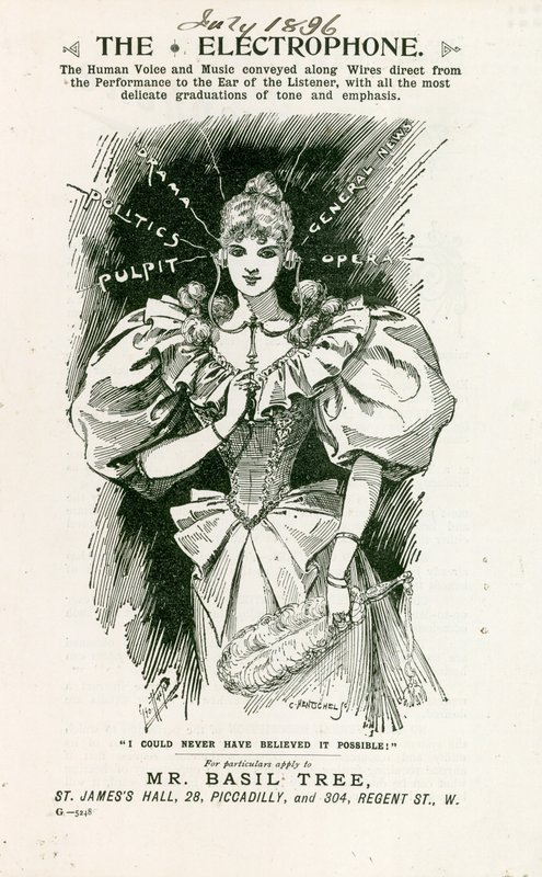Elektrofonen, juli 1896 af English School