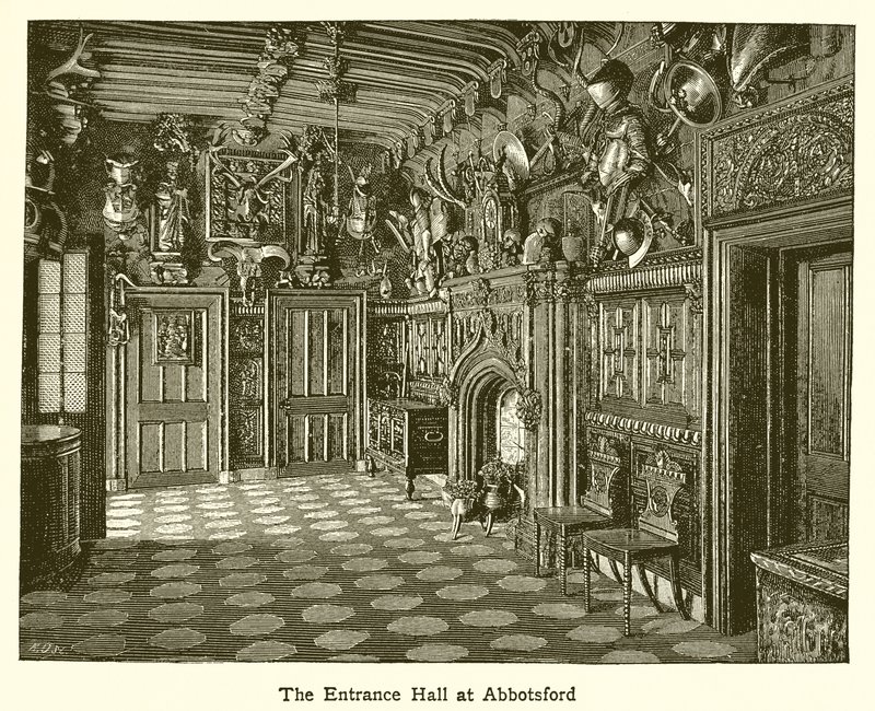 Indgangshallen i Abbotsford af English School