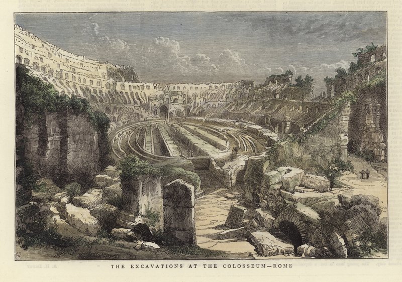 Udgravningerne ved Colosseum af English School