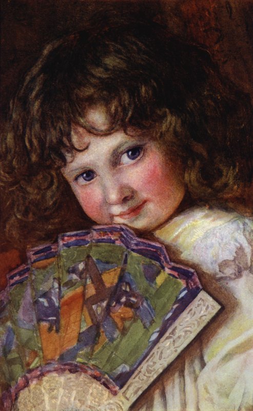 The Fan (farve litho) af English School