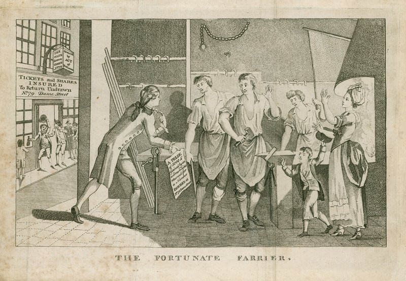 The Fortunate Farrier - Prisvinder af English School