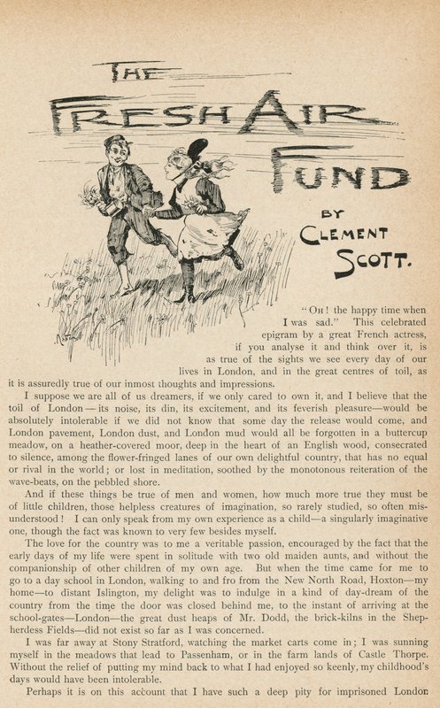 The Fresh Air Fund af Clement Scott af English School