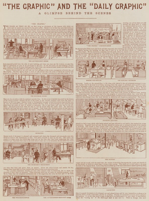 "The Graphic" og "Daily Graphic" (gravering) af English School