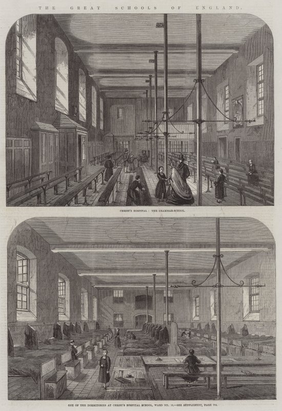 The Great Schools of England (gravering) af English School