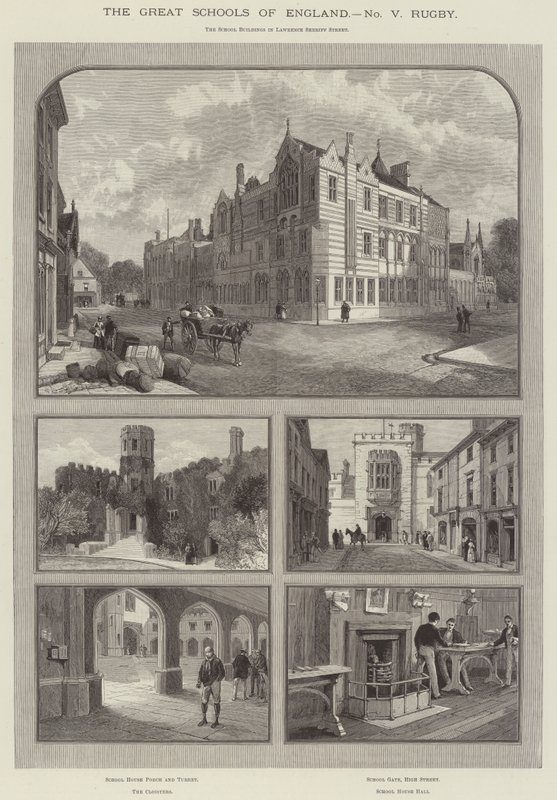 The Great Schools of England, Rugby (gravering) af English School