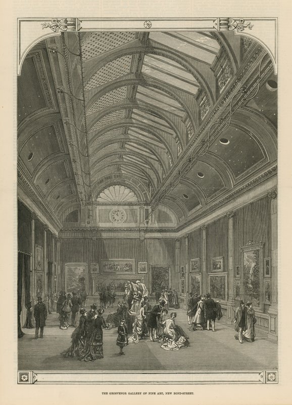 Grosvenor Gallery of Fine Art af English School