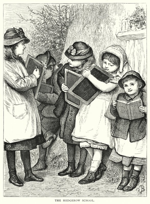 The Hedgerow School (gravering) af English School