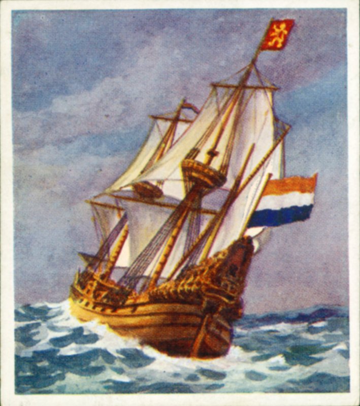 "Heemskerk" (farvelitografi) af English School