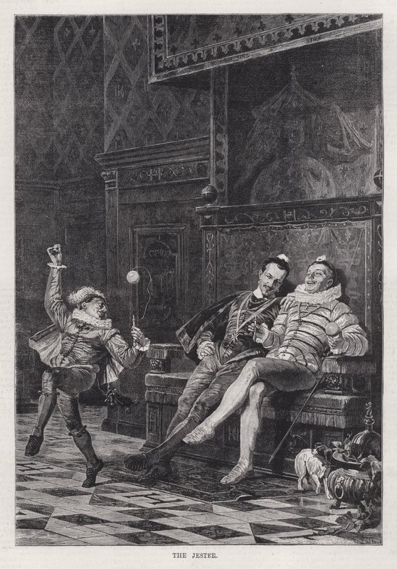 The Jester (gravering) af English School