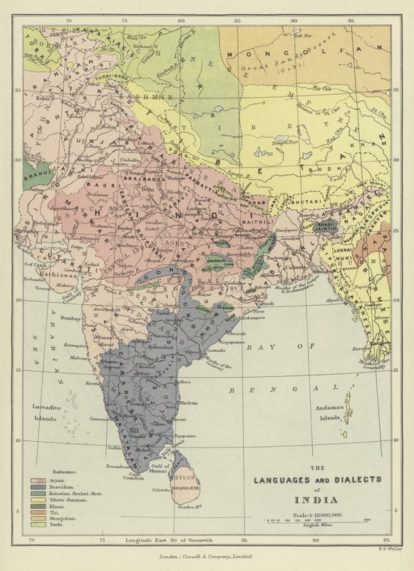 Indiens sprog og dialekter af English School