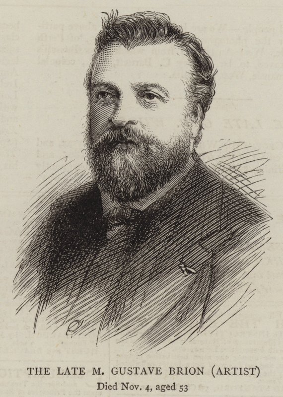The Late M Gustave Brion, kunstner (gravering) af English School