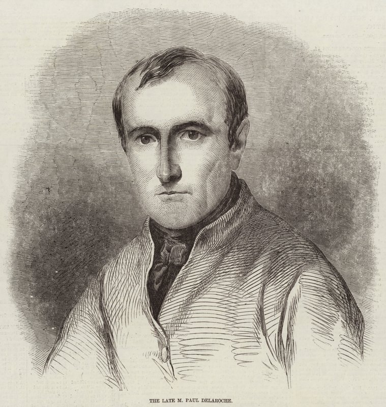 The Late M Paul Delaroche (gravering) af English School
