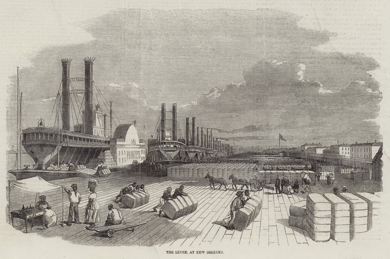 The Levee i New Orleans af English School