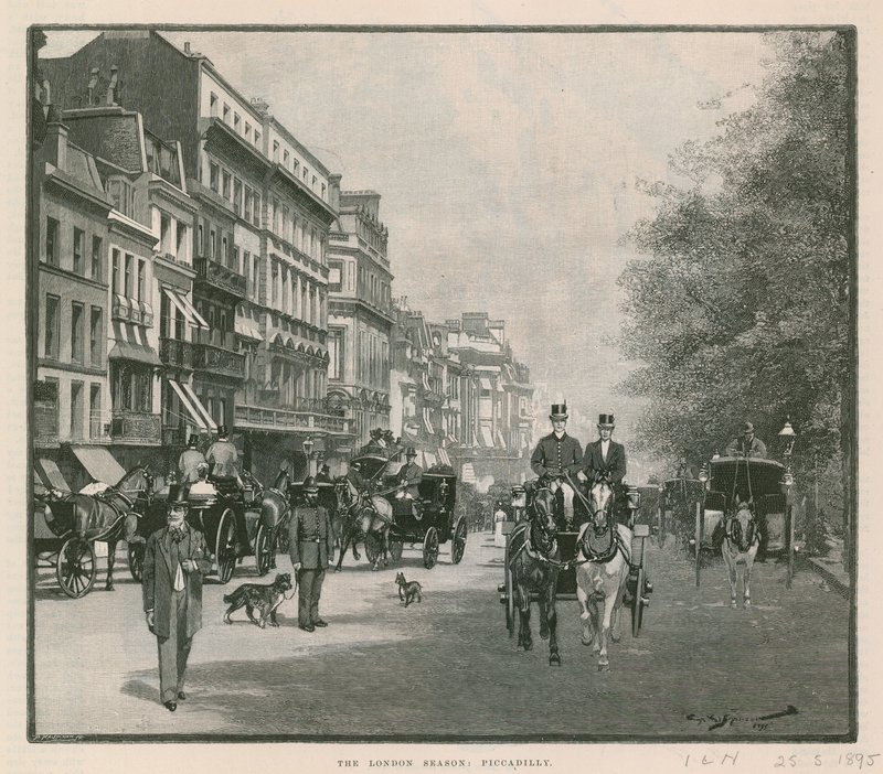 The London Season: Piccadilly af English School