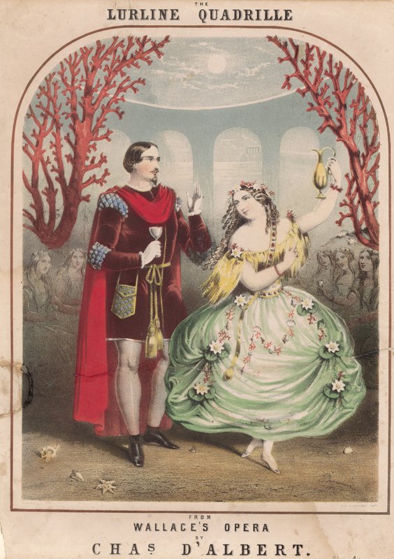 The Lurline Quadrille, 1860 af English School