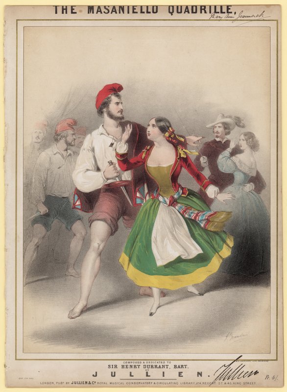 Masaniello Quadrille af English School