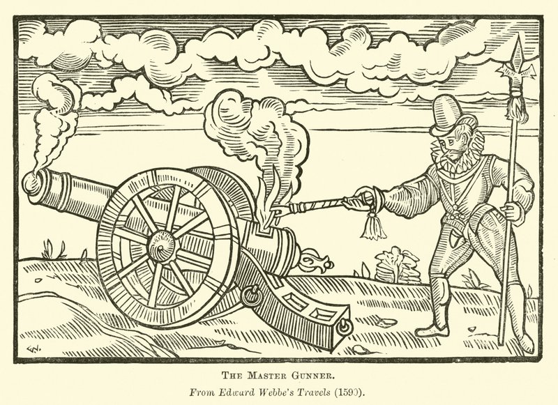 The Master Gunner  af English School
