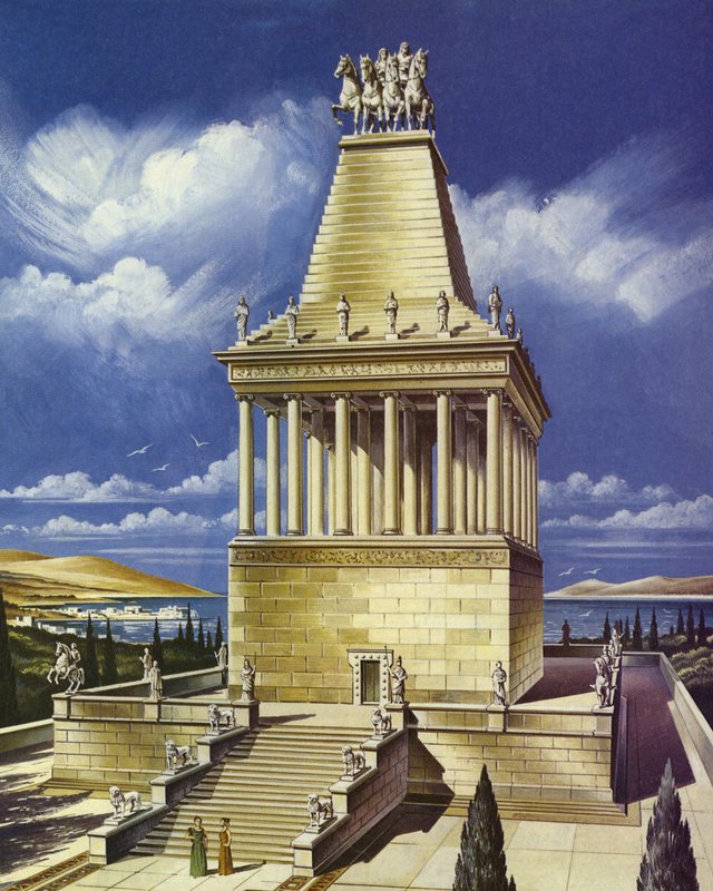 Mausoleet ved Halikarnassus af English School