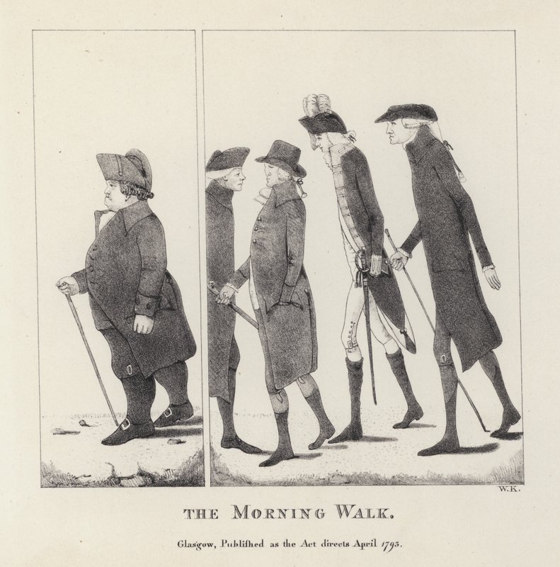 The Morning Walk (gravering) af English School
