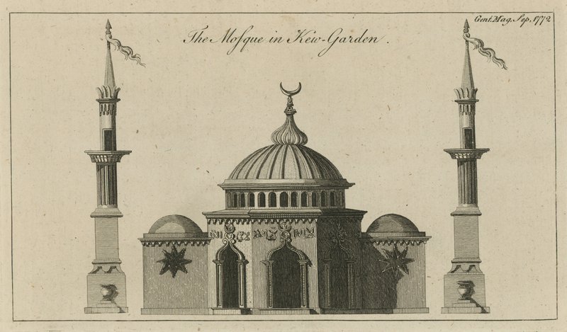 Moskeen i Kew Gardens, London af English School