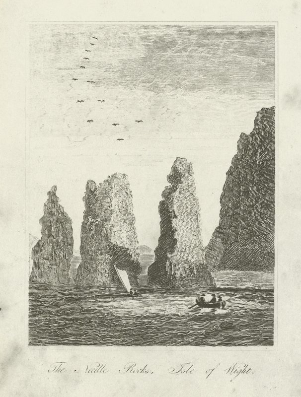 The Needle Rocks, Isle of Wight af English School