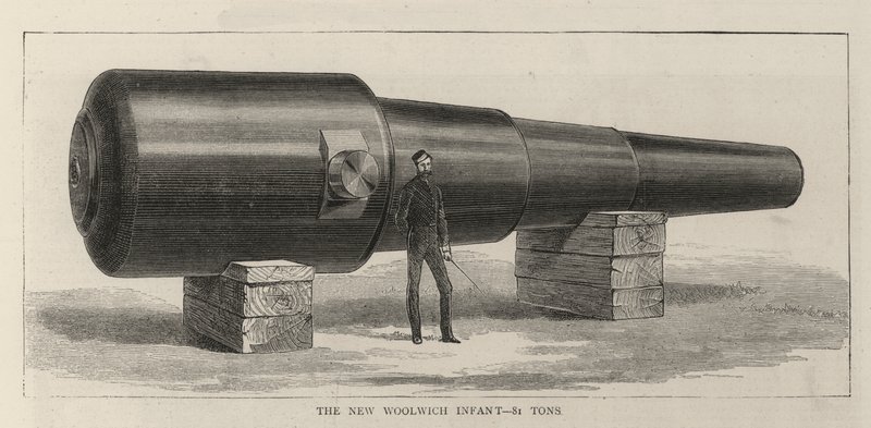 The New Woolwich Infant, 81 tons (gravering) af English School