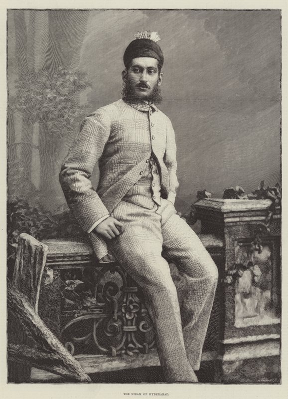 The Nizam of Hyderabad (gravering) af English School