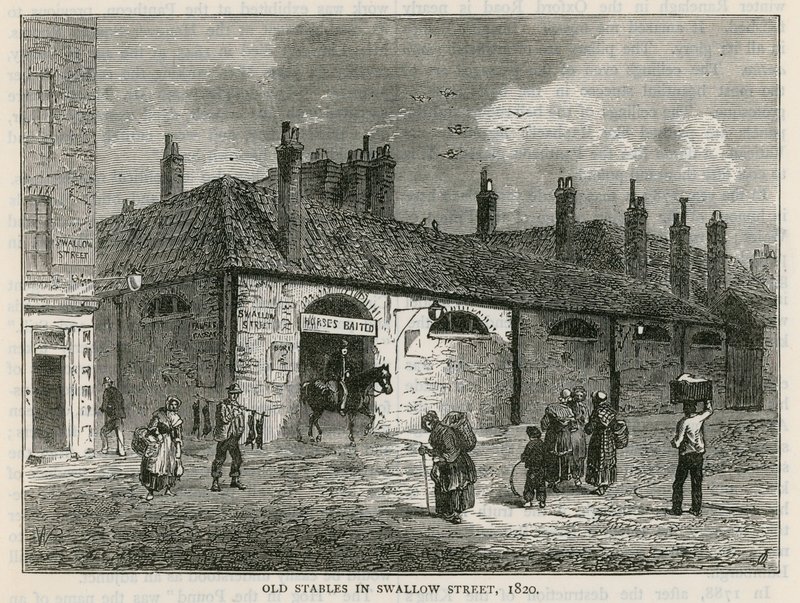 The Old Stables i Swallow Street, London af English School