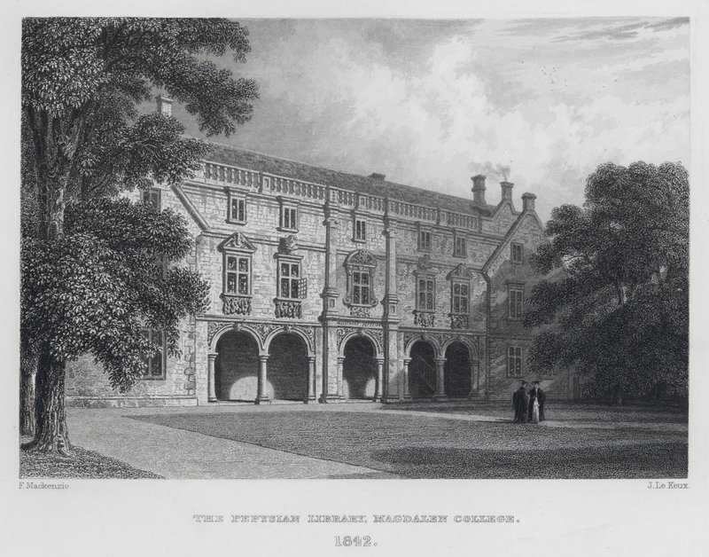 The Pepysian Library, Magdalen College, 1842dani af English School