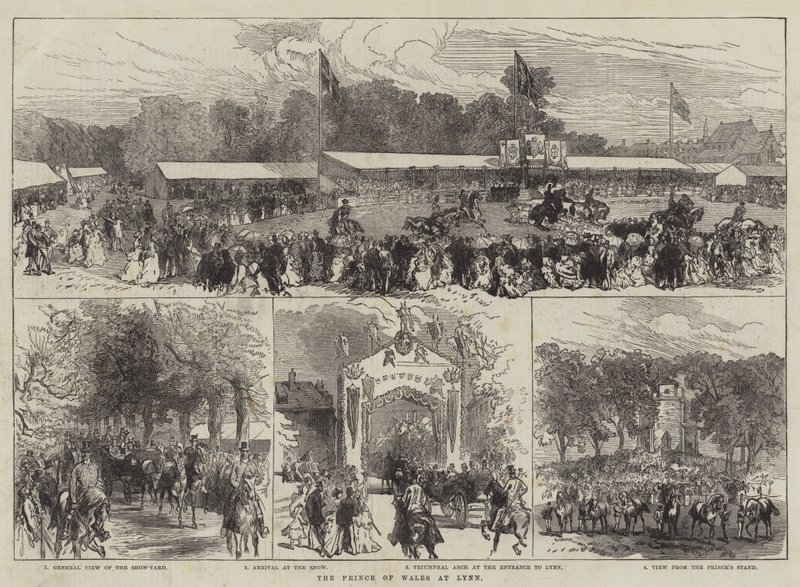 Prinsen af Wales ved Lynn (gravering) af English School