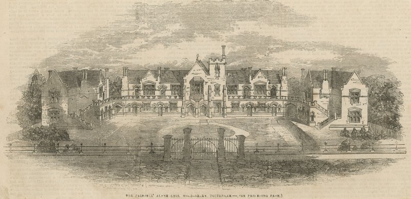 Printers Almshouses in Wood Green af English School