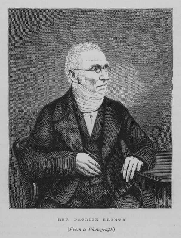 Pastor Patrick Bronte (gravering) af English School