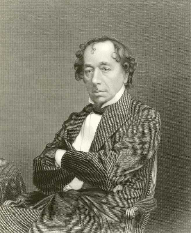 Den højre ære Benjamin Disraeli af English School