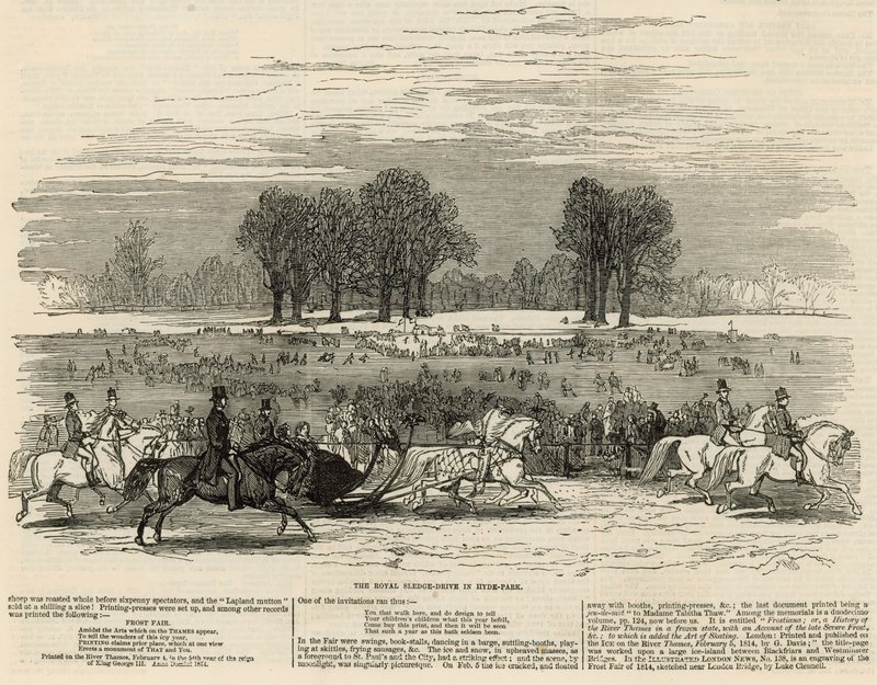 The Royal Sledge Drive i Hyde Park af English School