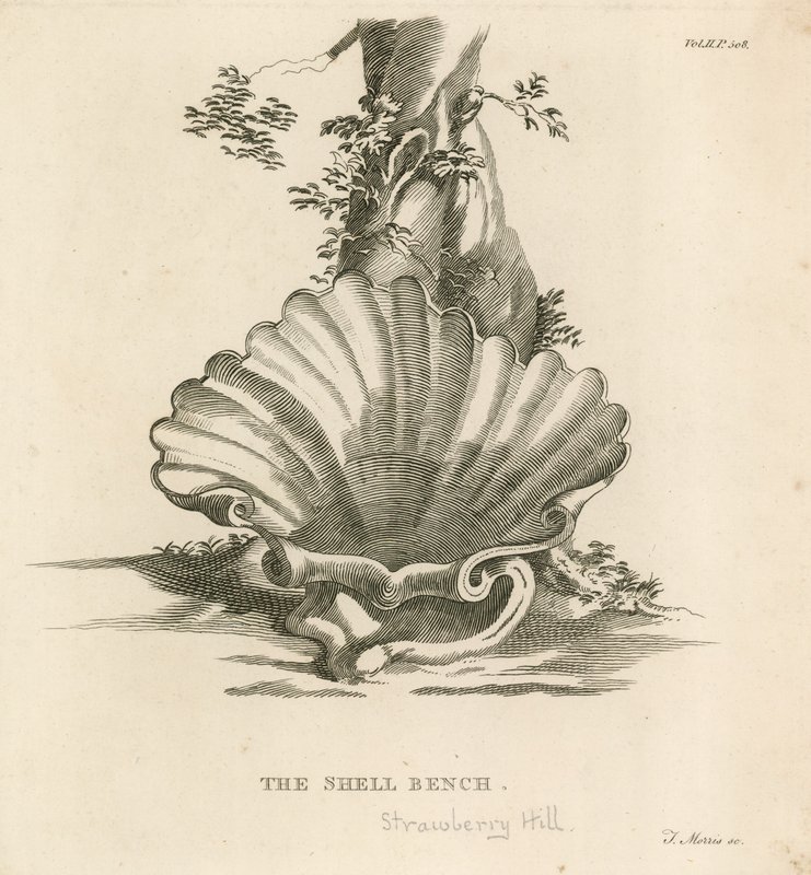 The Shell Bench, Strawberry Hill, London af English School