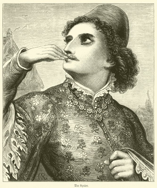 The Squire (gravering) af English School