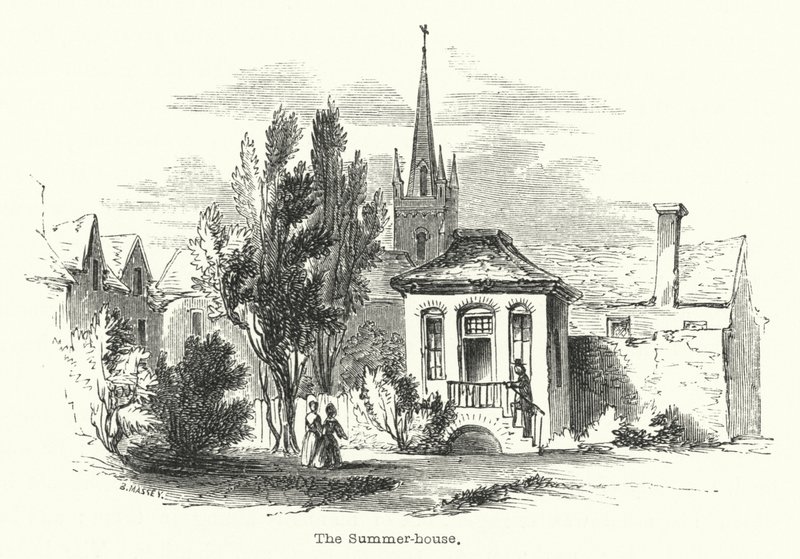 Sommerhuset (gravering) af English School