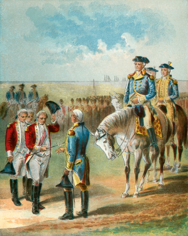 Overgivelsen i Yorktown af English School