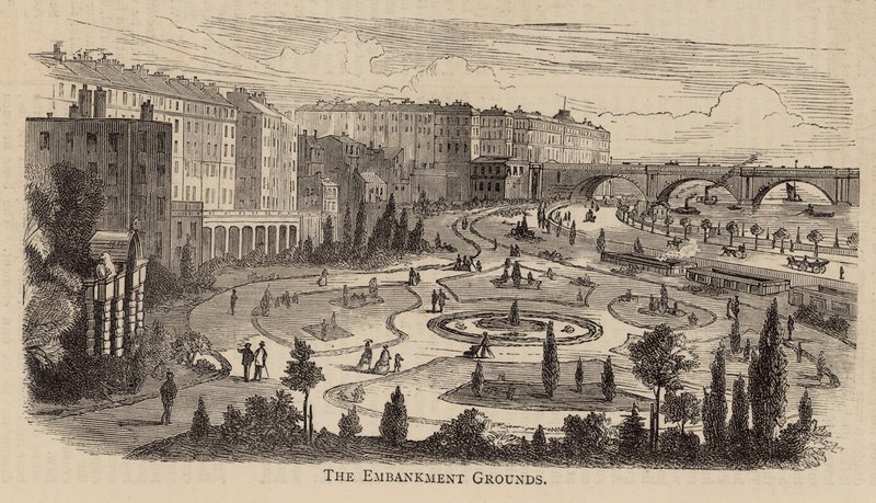The Thames Embankment-området af English School