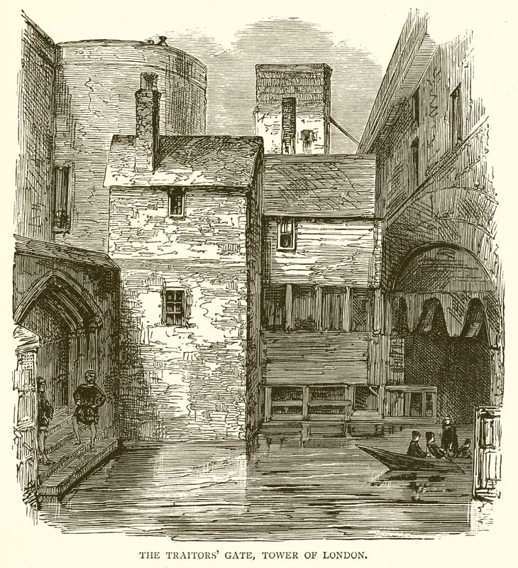 Traitors Gate, Tower of London af English School
