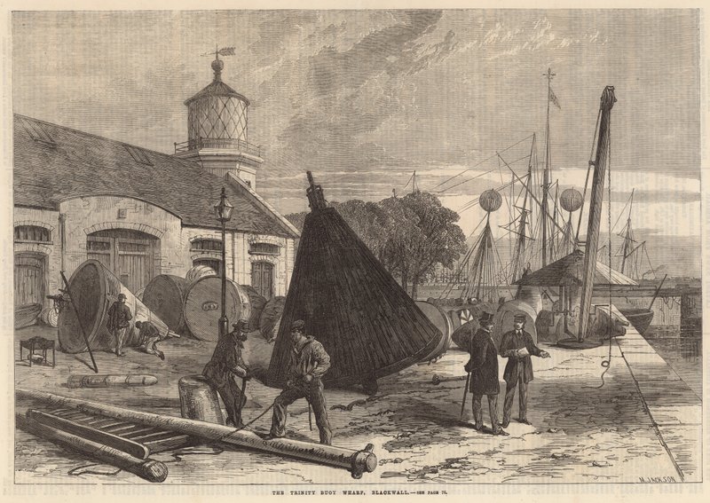 The Trinity Wharf, Blackwall af English School