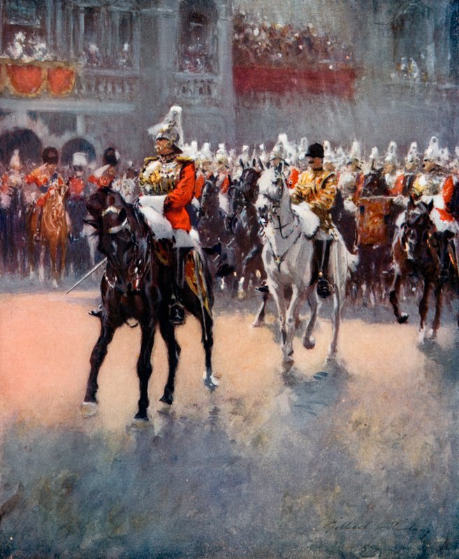 Farvernes Trooping af English School
