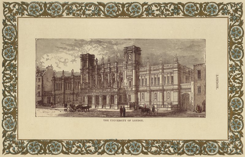 University of London (farvegravering) af English School