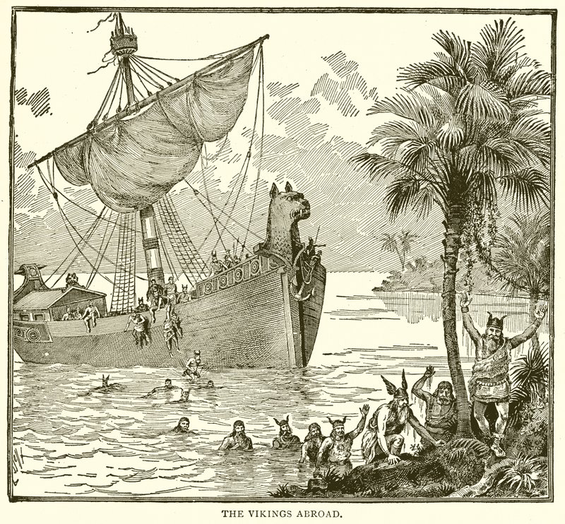 Vikingerne i udlandet af English School