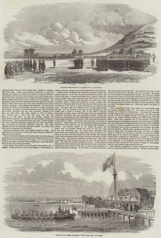 Krigen ved Donau (gravering) af English School