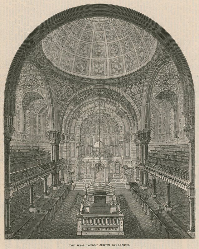 Den jødiske synagoge i West London af English School