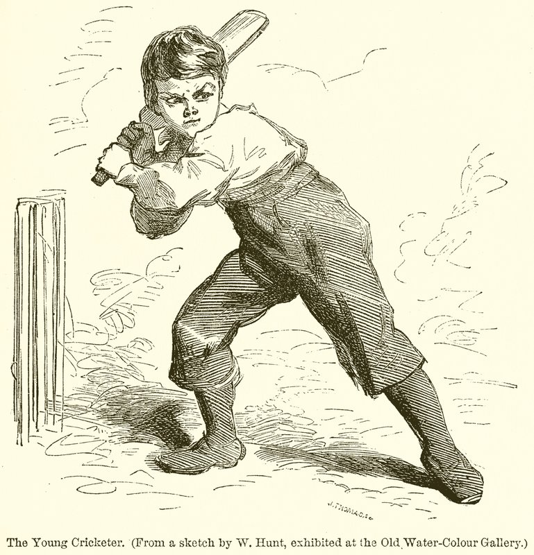 Den unge cricketspiller af English School